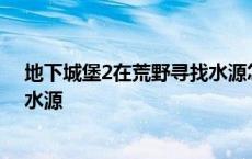 地下城堡2在荒野寻找水源怎么上交 地下城堡2在荒野寻找水源 