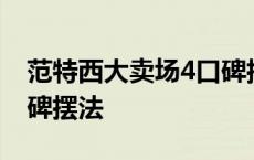 范特西大卖场4口碑摆法图 范特西大卖场4口碑摆法 