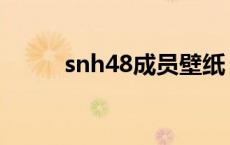 snh48成员壁纸 snh48成员图片 