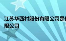 江苏华西村股份有限公司是什么经济成分 江苏华西村股份有限公司 