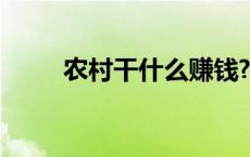 农村干什么赚钱? 农村干什么赚钱 