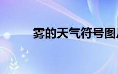 雾的天气符号图片 雾的天气符号 