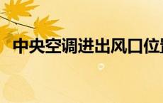 中央空调进出风口位置 中央空调进出风口 