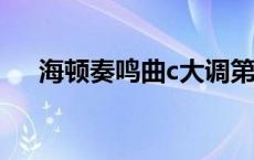 海顿奏鸣曲c大调第一乐章 海顿奏鸣曲 