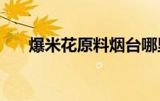 爆米花原料烟台哪里有卖 爆米花原料 