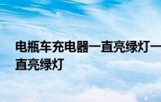 电瓶车充电器一直亮绿灯一闪一闪的 视频 电瓶车充电器一直亮绿灯 