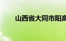 山西省大同市阳高县 山西省大同市 