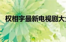 权相宇最新电视剧大全 权相宇最新电视剧 