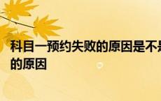 科目一预约失败的原因是不是和驾校有关系 科目一预约失败的原因 