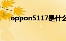 oppon5117是什么型号 oppon5117 