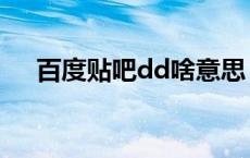 百度贴吧dd啥意思 贴吧dd是什么意思 