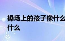 操场上的孩子像什么一样的 操场上的孩子像什么 