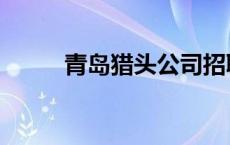 青岛猎头公司招聘信息 青岛猎头 