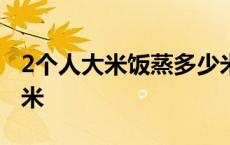 2个人大米饭蒸多少米 2个人蒸米饭放多少ml米 