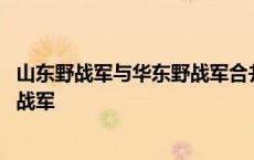 山东野战军与华东野战军合并成立什么 山东野战军和华东野战军 