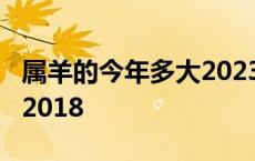 属羊的今年多大2023年周岁 属羊的今年多大2018 