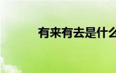 有来有去是什么意思 有来有去 