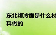 东北烤冷面是什么材料做的 烤冷面是什么材料做的 