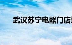 武汉苏宁电器门店地址查询 武汉苏宁 