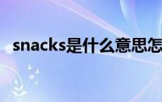 snacks是什么意思怎么读 snacks是什么意思 