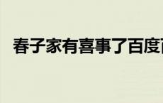 春子家有喜事了百度百科 春子家有喜事了 