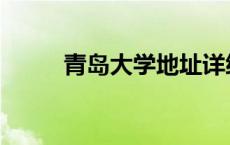 青岛大学地址详细 青岛大学地址 