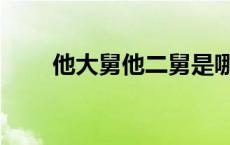 他大舅他二舅是哪部电视剧 他大舅 