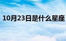 10月23日是什么星座 10月26日是什么星座 