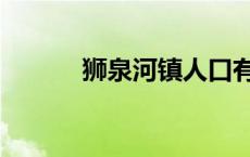 狮泉河镇人口有多少 狮泉河镇 