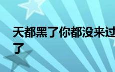 天都黑了你都没来过没来坐是什么歌 天都黑了 