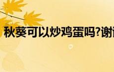 秋葵可以炒鸡蛋吗?谢谢! 秋葵可以炒鸡蛋吗 