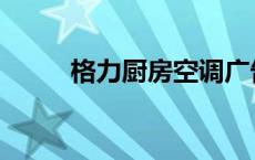 格力厨房空调广告 格力厨房空调 