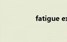 fatigue exhaustion 