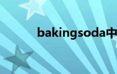 bakingsoda中文意思 baking 