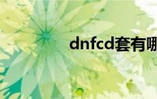 dnfcd套有哪些 dnfcd套 