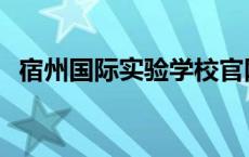 宿州国际实验学校官网 宿州国际实验学校 