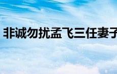 非诚勿扰孟飞三任妻子 非诚勿扰孟飞哪一期 