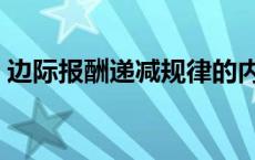 边际报酬递减规律的内容 边际报酬递减规律 