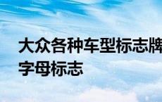 大众各种车型标志牌及表示字母 大众各款车字母标志 