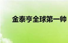 金泰亨全球第一帅 金泰亨吉尼斯纪录 