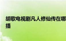 胡歌电视剧凡人修仙传在哪个台播放? 胡歌拍凡人修仙传开播 