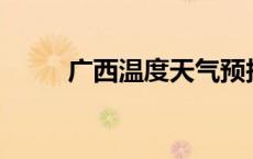 广西温度天气预报15天 广西温度 