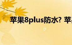 苹果8plus防水? 苹果8plus防水有多强 