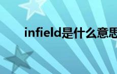 infield是什么意思 field是什么意思 