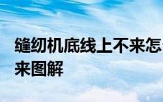 缝纫机底线上不来怎么回事? 缝纫机底线上不来图解 