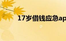 17岁借钱应急app 17岁借钱应急 