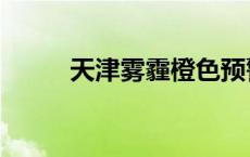 天津雾霾橙色预警通知 天津雾霾 