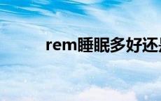 rem睡眠多好还是少好 rem睡眠 