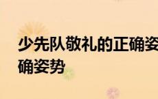 少先队敬礼的正确姿势视频 少先队敬礼的正确姿势 