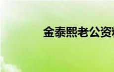 金泰熙老公资料 金泰熙老公 